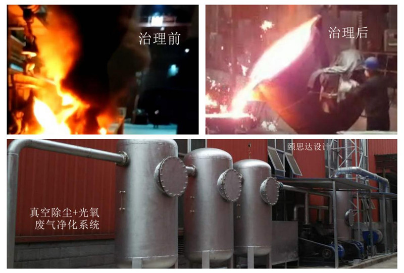 鑄鋼車間消失模鑄造煙氣處理系統(tǒng)